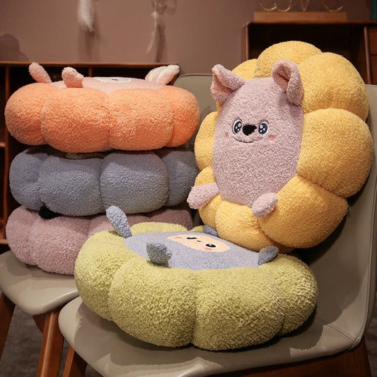 Cool été glace haricot coussin dessin animé futon tatami fesses coussin étudiant chaise de bureau canapé coussin