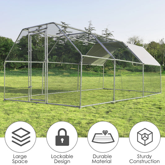 9.5 x 19 Feet Large Walk In Chicken Coop - Tampa Home & Garden Store