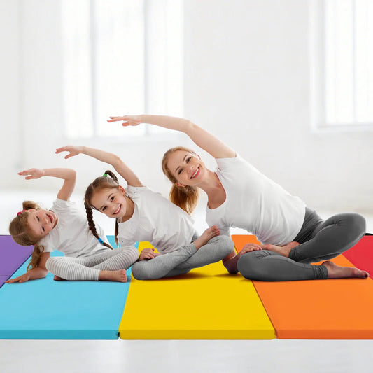 5-Panel Folding Gymnastics Mat multicolor DirectDeals on Tampa Home & Garden Store