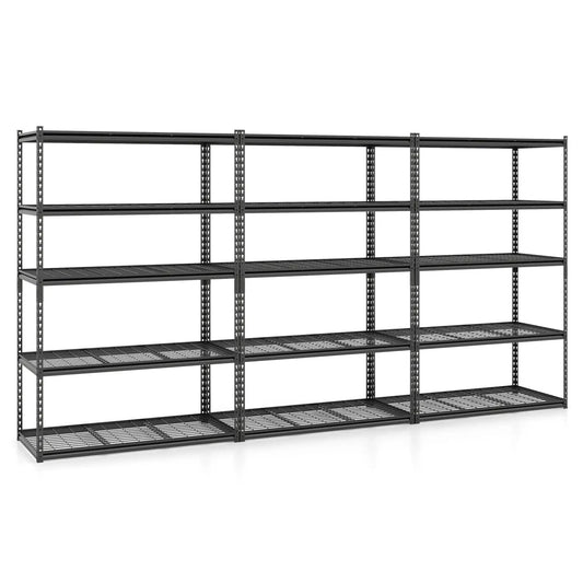 5-Tier Metal Shelving Unit with 2000 lbs Capacity