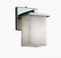 Vanessa Jane CLD-8650-15-NCKL Clouds wall sconce with frosted glass shade and chrome backplate on Tampa Home & Garden Store