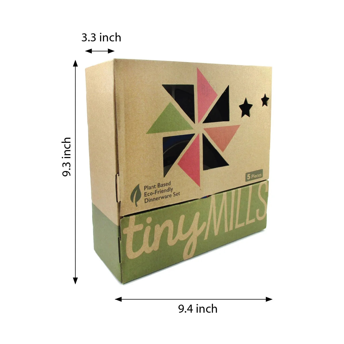 đŠ Magical Unicorn 4-Piece Kids Dinnerware Set â Eco-Friendly, Biodegradable Plant Fiber Plate, Cup, Fork & Spoon â Non-Toxic, BPA-Free, Microwave & Dishwasher Safe â Gift-Boxed for Girls & Toddlers