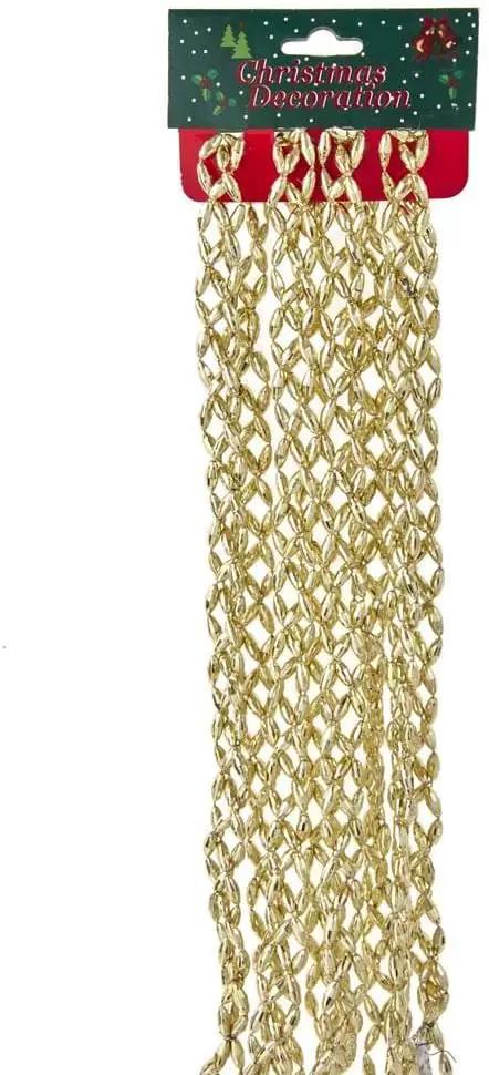 6ft Rice Bead Braided Chain Garland Gold by The Country Christmas Loft on Tampa Home & Garden Store