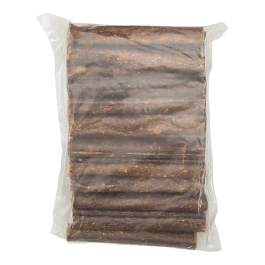 All Natural Beef Sausage Dog Treats 6-inch sticks in clear bag on Tampa Home & Garden Store