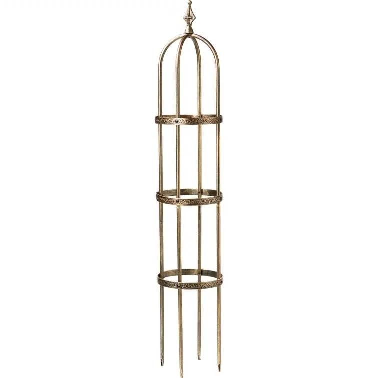 Copper finish garden obelisk trellis, 60-inch, metal outdoor trellis by HomePacific on Tampa Home & Garden Store