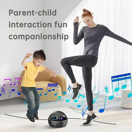 Smart Rope Skipping Machine with 10 Level Speed, black base LED ring, VIP Digital Presence on Tampa Home & Garden Store