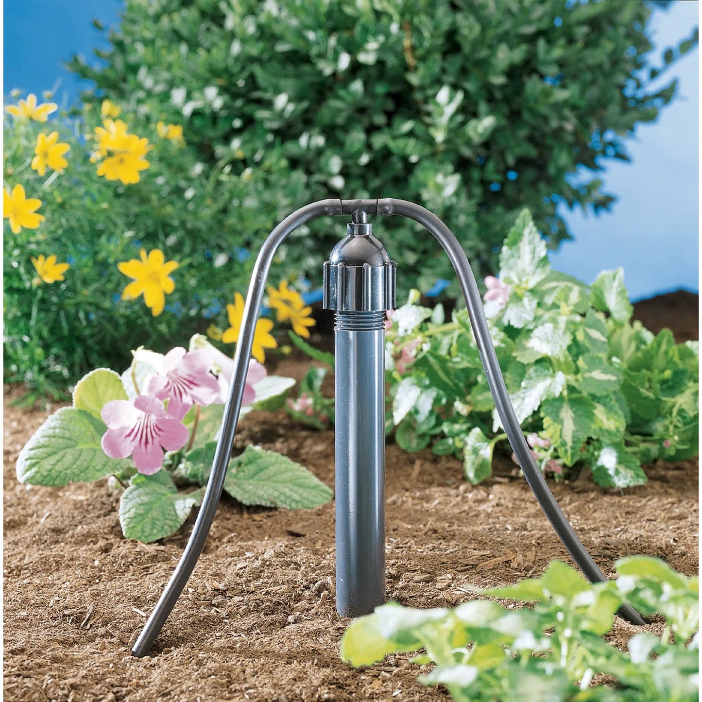 1/2 in FPT to 10-32 ft shrub head adapter for drip irrigation; metal threaded garden riser on Tampa Home & Garden Store
