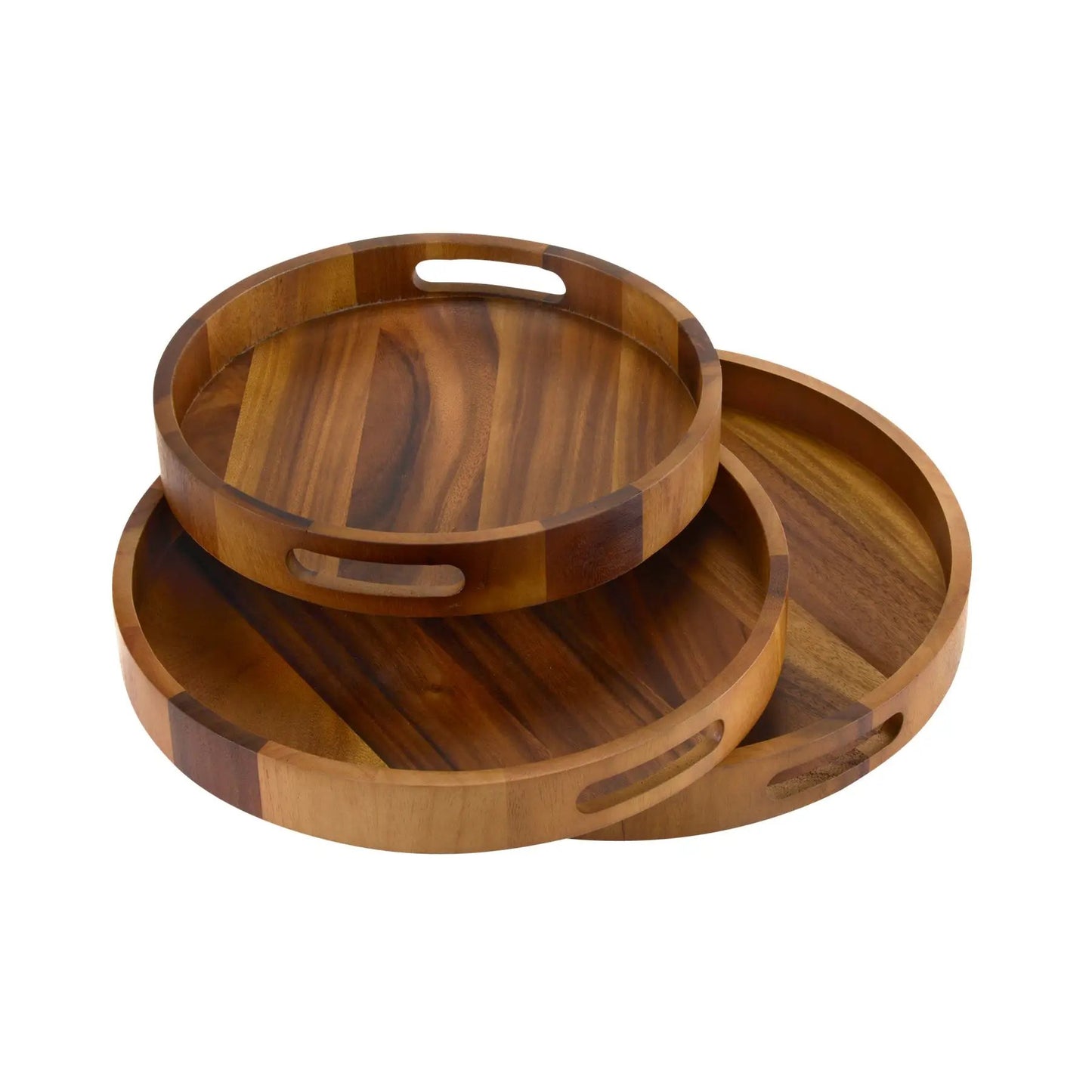 Round Serving Trays - Solid Bottom - Tampa Home & Garden Store