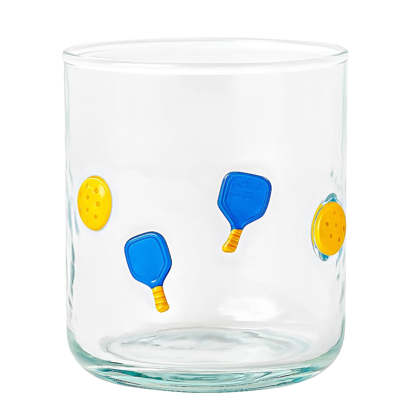 Stylish Set of 2 Khen Pickleball Juice Glasses