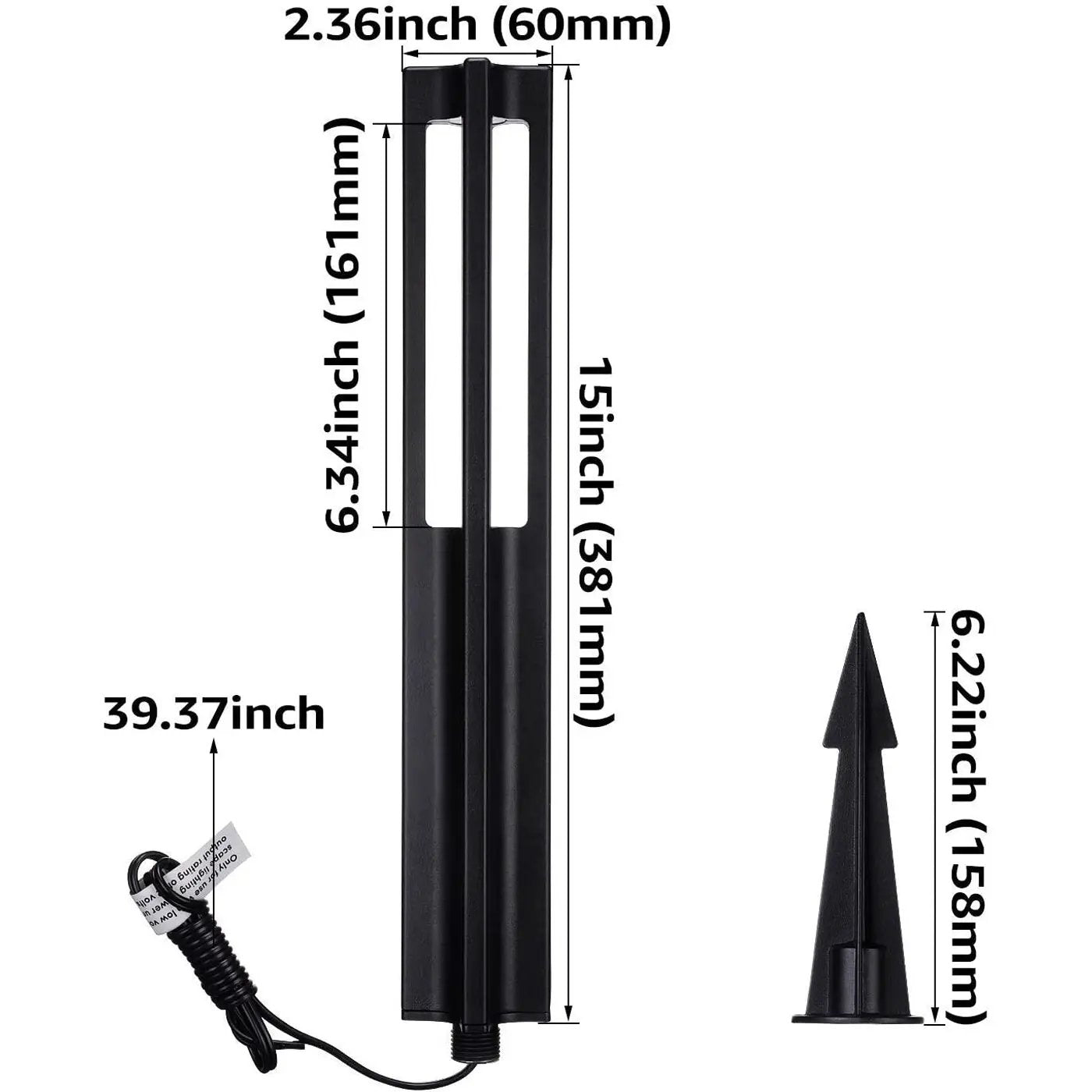 ALP53 6-Pack Low Voltage Pathway Lights Package Cast Aluminum, 3W 12V AC/DC LED Walkway Lighting - Tampa Home & Garden Store