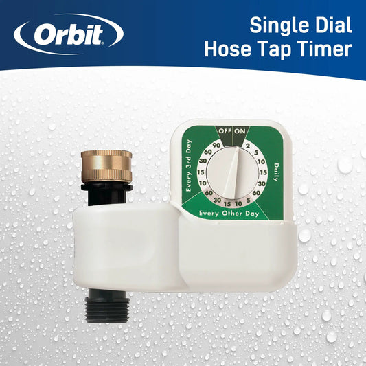 Automatic Hose Timer with 1 outlet and brass hose connector Orbit on Tampa Home & Garden Store on Tampa Home & Garden Store