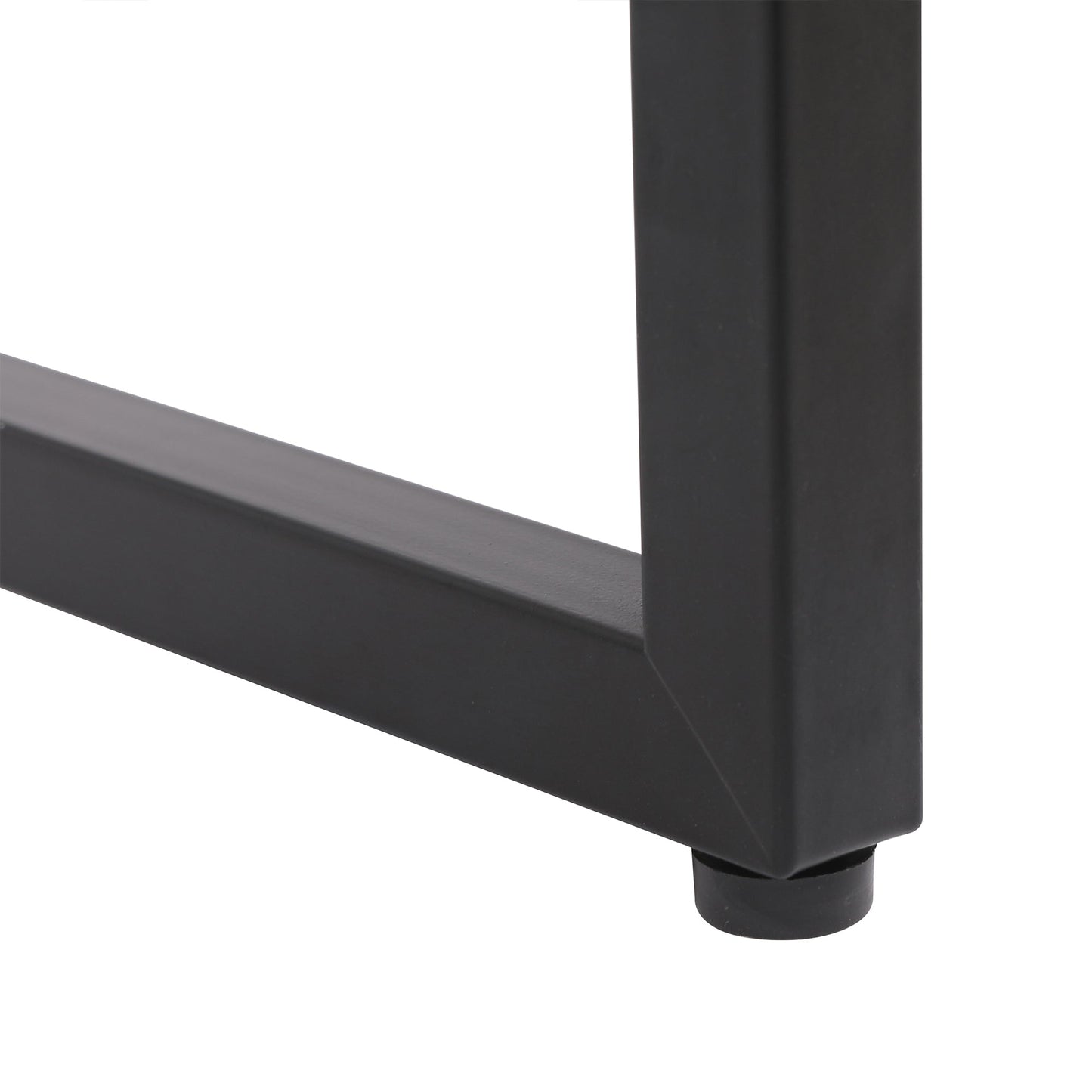 Bar Stools black metal frame close-up with footrest set of 2 HouseOfZazla on Tampa Home & Garden Store