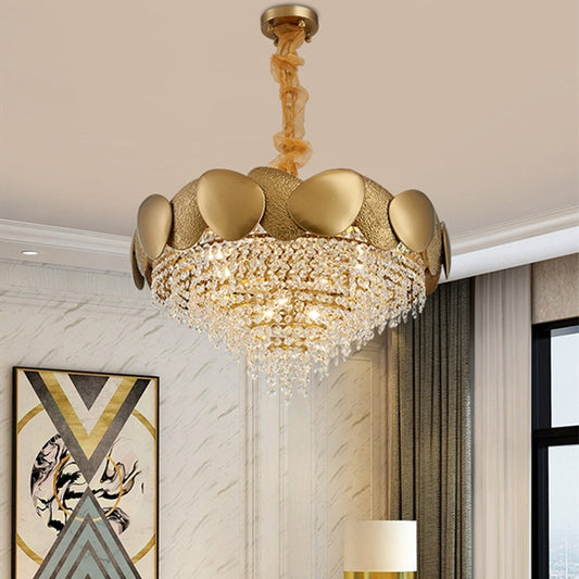 Stainless Steel Living Room Ceiling Crystal Chandelier - Tampa Home & Garden Store