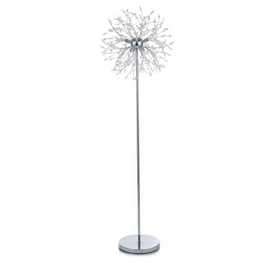 63-Inch Crystal Floor Lamp with Acrylic Crystals - Tampa Home & Garden Store