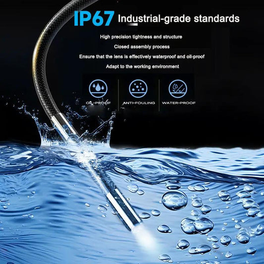 Industrial Endoscope 6mm HD sewer borescope black IP67 waterproof VIP Digital Presence on Tampa Home & Garden Store