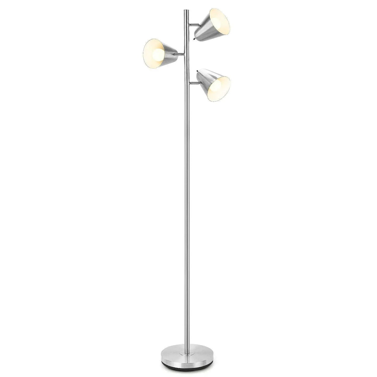 64 Inch 3-Light LED Floor Lamp Reading Light for Living Room Bedroom-Golden - Tampa Home & Garden Store