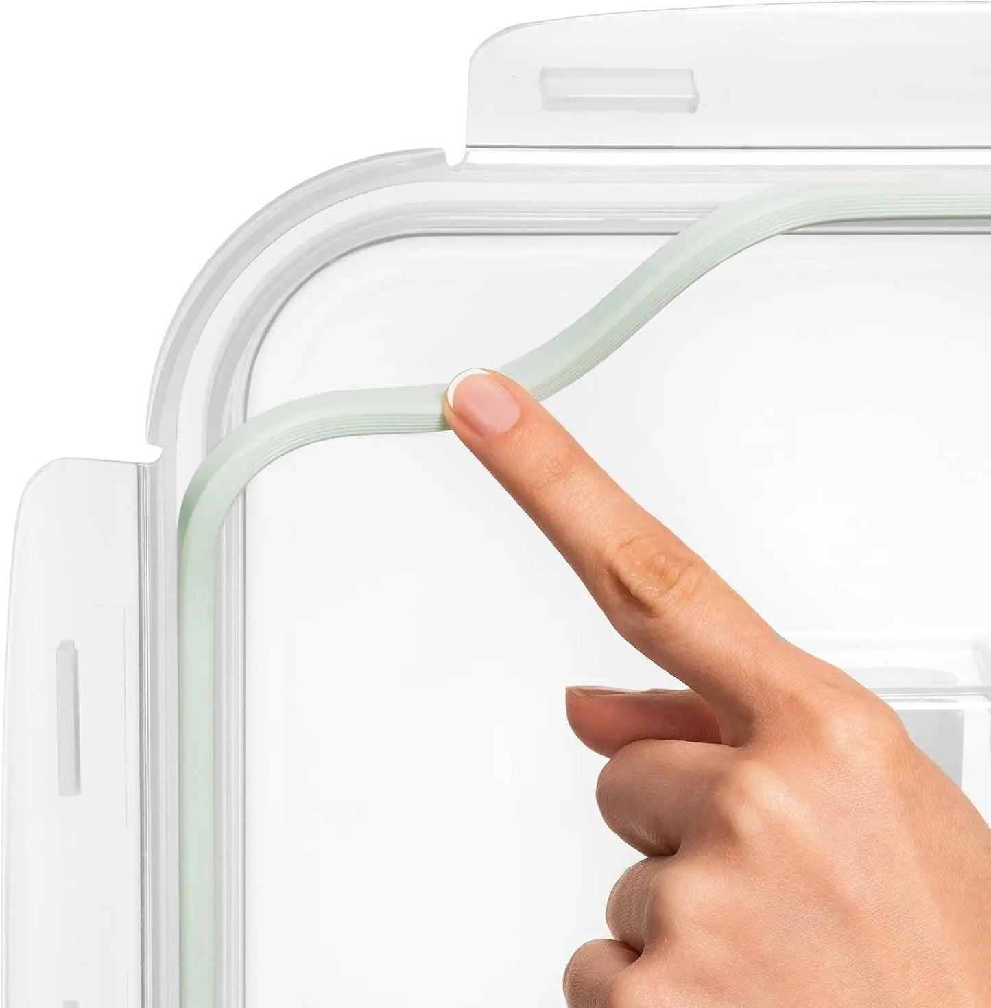 Glass food storage container with airtight locking lid by Elevate Marketplace on Tampa Home & Garden Store