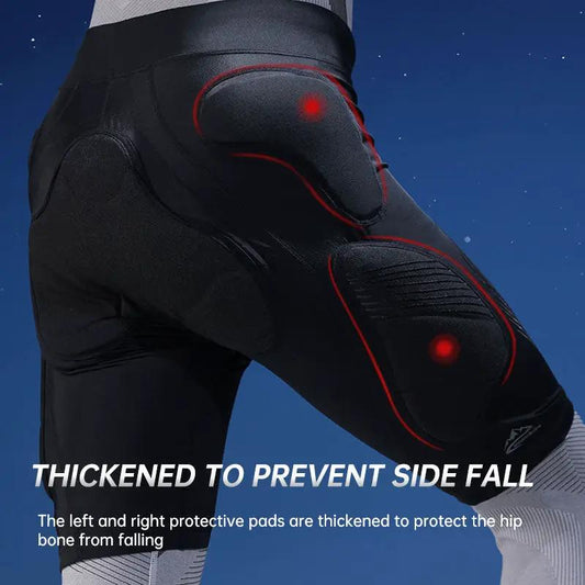 Hip protection pads in black with red trim, thickened for side protection in inline skating gear on Tampa Home & Garden Store