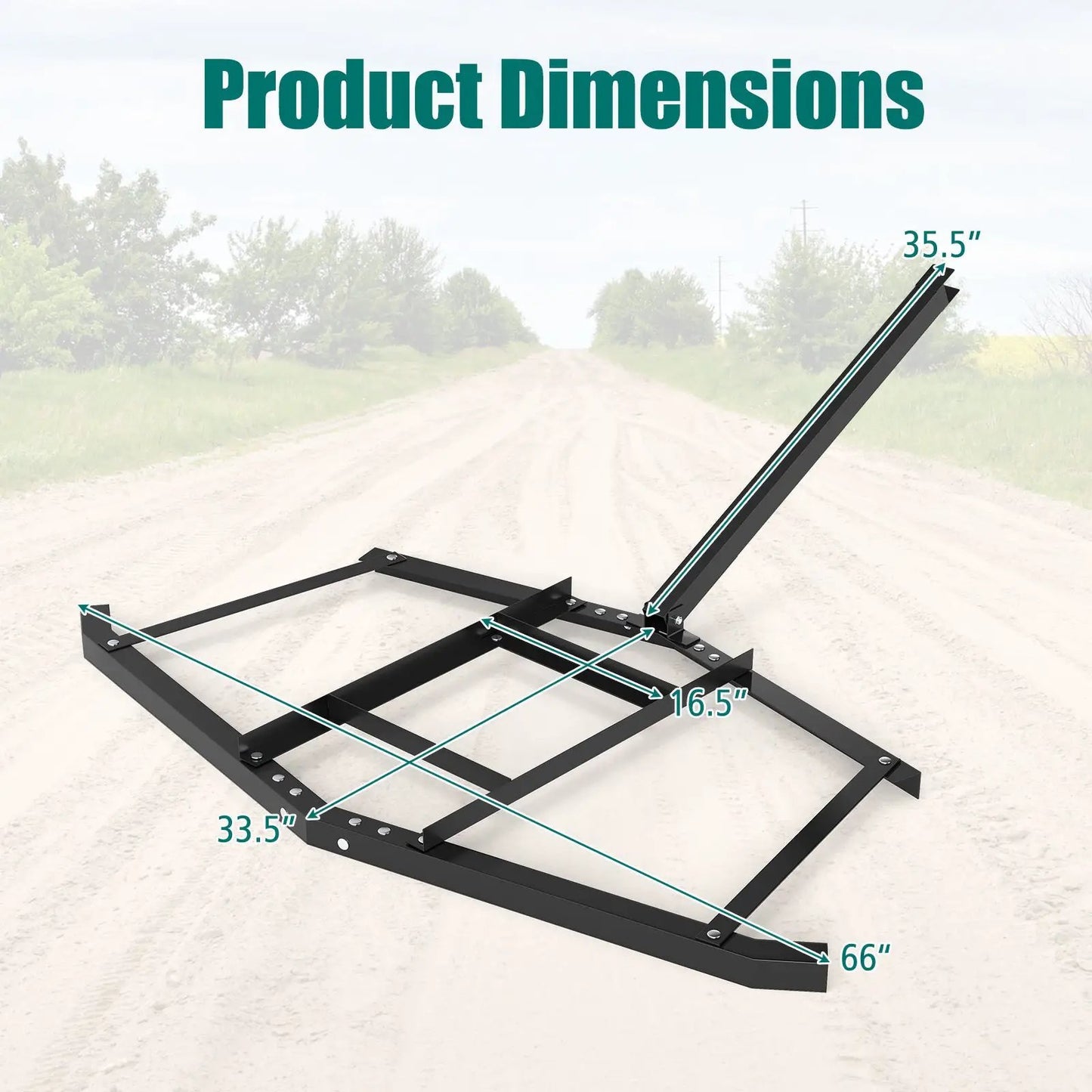 Weather Resistant Circular End Table for Balcony