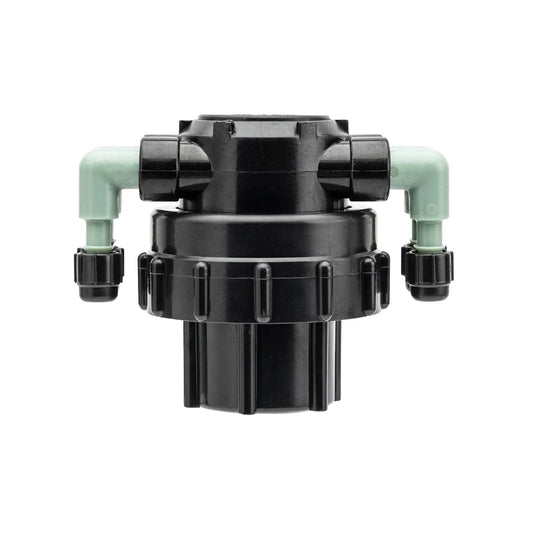 Orbit Irrigation 4-Port Adjustable Drip Manifold for Beds black body with green connectors on Tampa Home & Garden Store