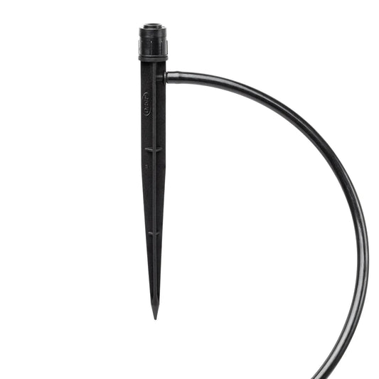 Orbit black 1/4 in barb micro bubbler on 6 in stake for drip irrigation on Tampa Home & Garden Store