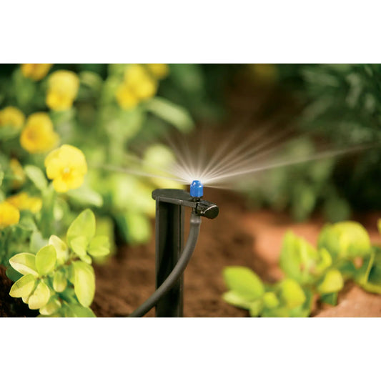 1/4" Barb Micro-Sprinkler Half Pattern on 12" Stake 67137 - Tampa Home & Garden Store