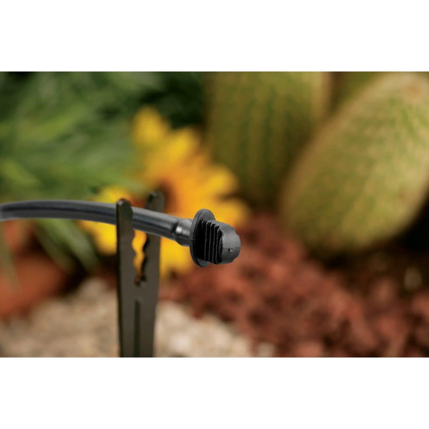 Orbit Irrigation 1/4 in double-barb drip plug, 25-pack, black plastic hose fitting on Tampa Home & Garden Store