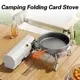 Camping Gas Stove 2600W folding cooker with white fuel canister and black burner on deck on Tampa Home & Garden Store