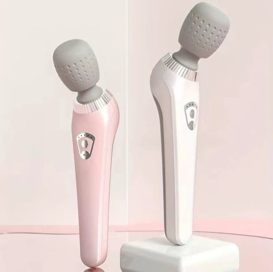 VibeEase Portable Massager pair pink and white cordless handheld massagers with 1200mAh battery on Tampa Home & Garden Store