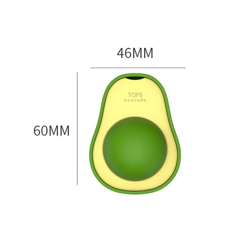 Avocado-shaped catnip toy with green pit for teeth cleaning by Sell My Stuff on Tampa Home & Garden Store