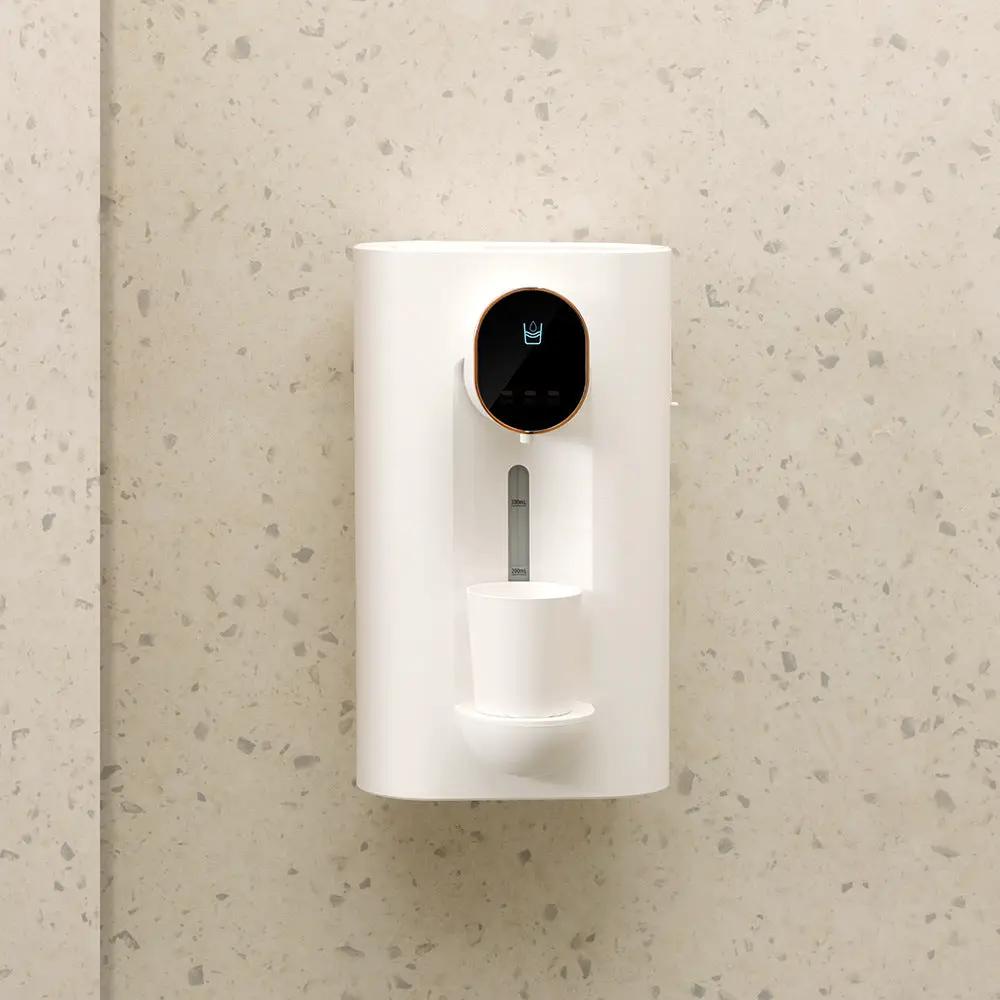 Wall mounted mouthwash dispenser in black with round control panel by VIP Digital Presence toothbrush holders on Tampa Home & Garden Store