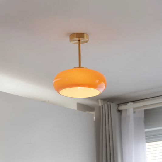 Vintage Glass LED Ceiling Light 12W Modern Minimalist Flush Mount - Tampa Home & Garden Store