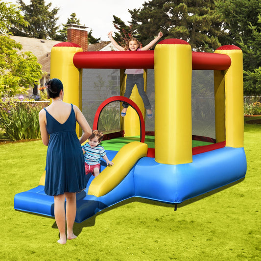 Kids Inflatable Bounce House with Slide and 480W blower - Tampa Home & Garden Store