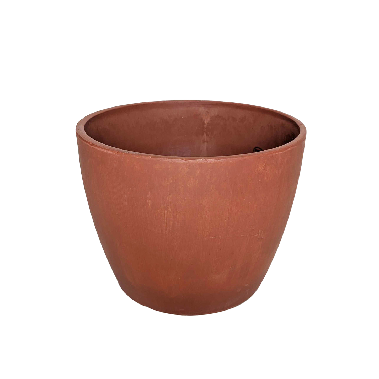 Terracotta plant pot by Rooted Treasures Farms, eco pot for home gardening on Tampa Home & Garden Store