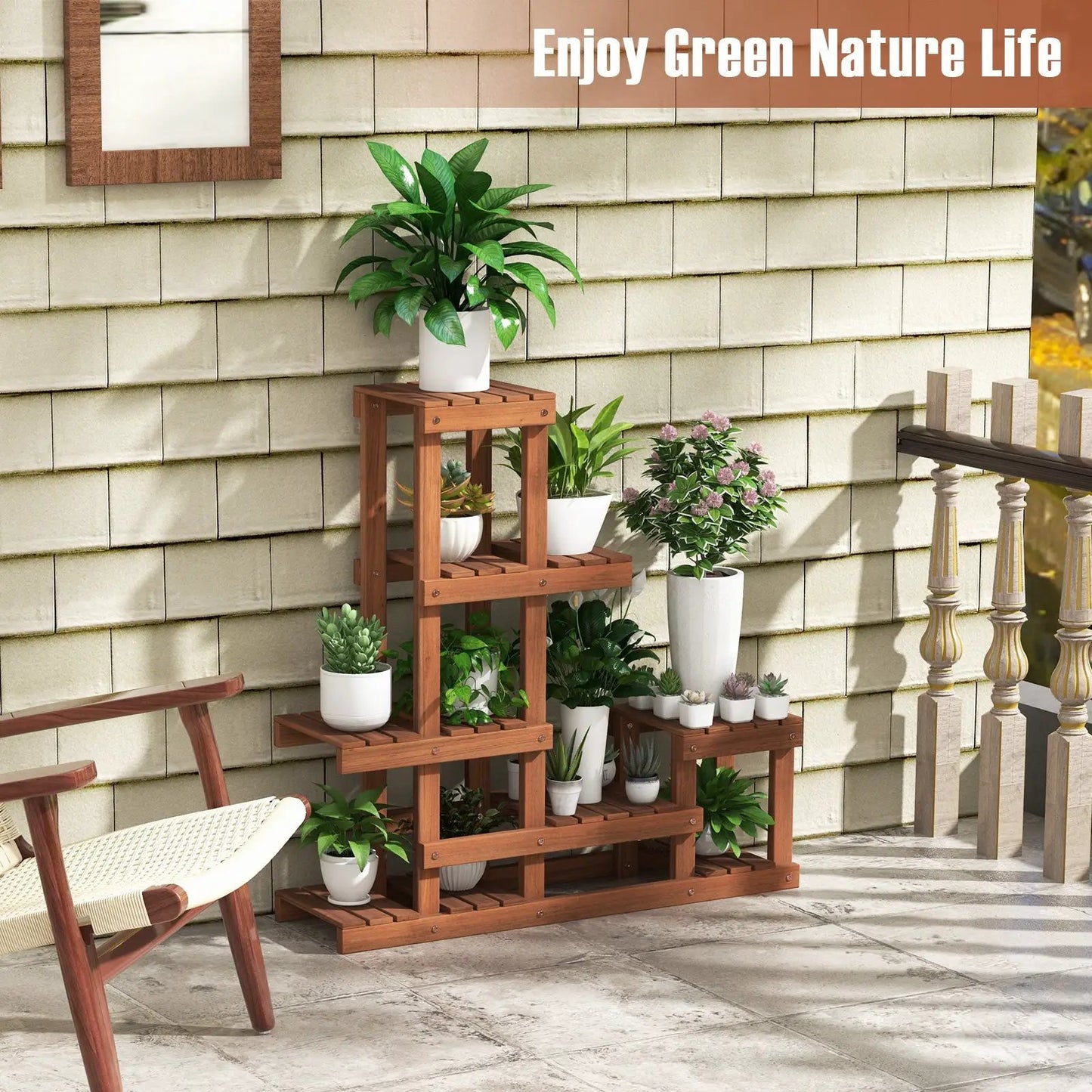 8 Tier Vertical Raised Garden Bed with Legs