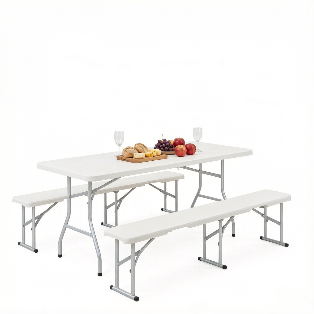 Portable Foldable Picnic Table and Chairs Set