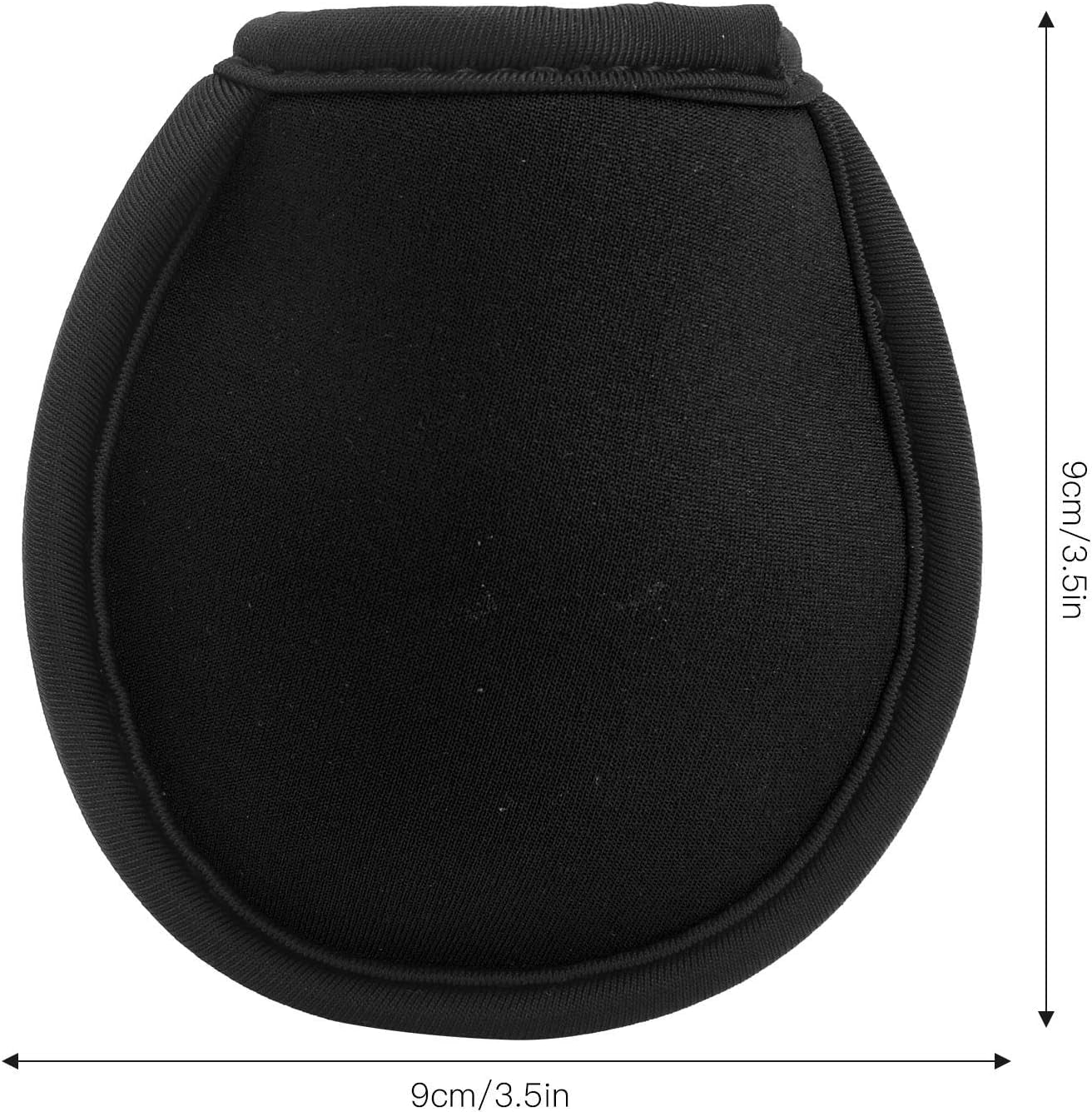 Eco Friendly Neoprene Ball Pouch 2-Pack black round storage case with soft lining on Tampa Home & Garden Store