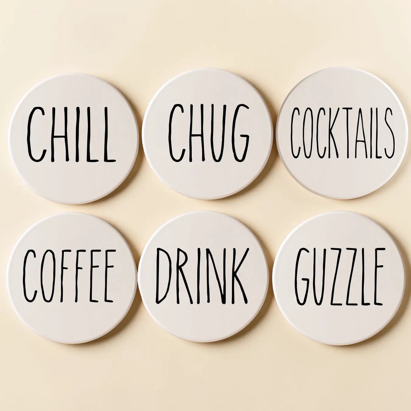 Posavasos Minimalistas