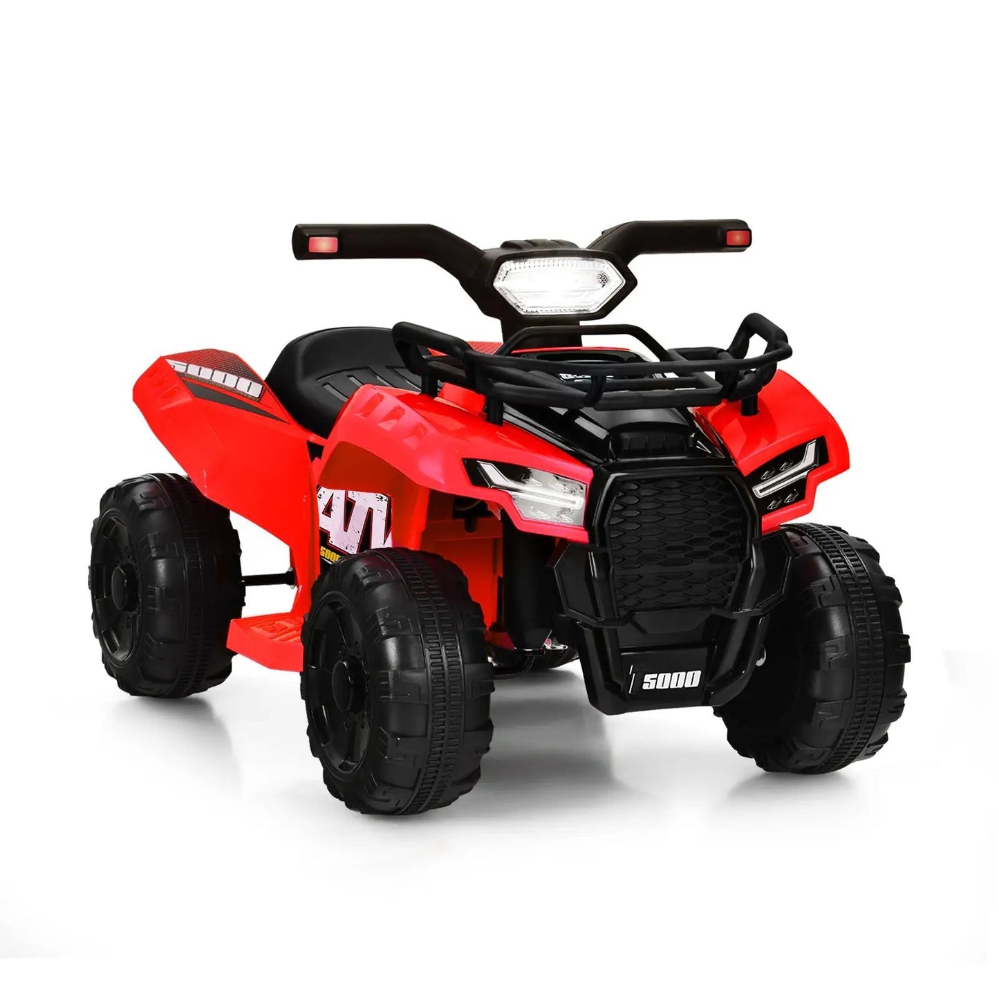 6V Kids ATV Quad Electric Ride On Car with LED Light and MP3-Green - Tampa Home & Garden Store
