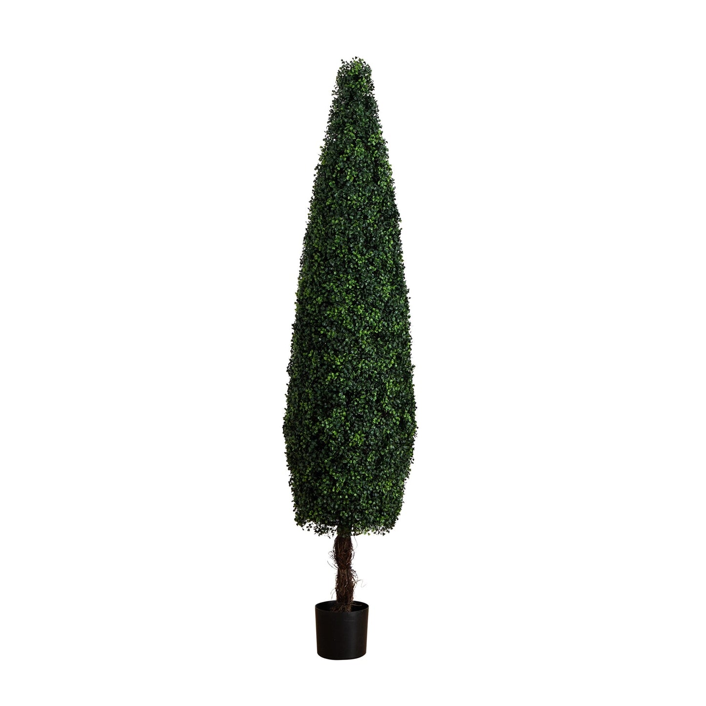 7’ UV Resistant Artificial Boxwood Topiary Cone Tree (Indoor/Outdoor) - Tampa Home & Garden Store