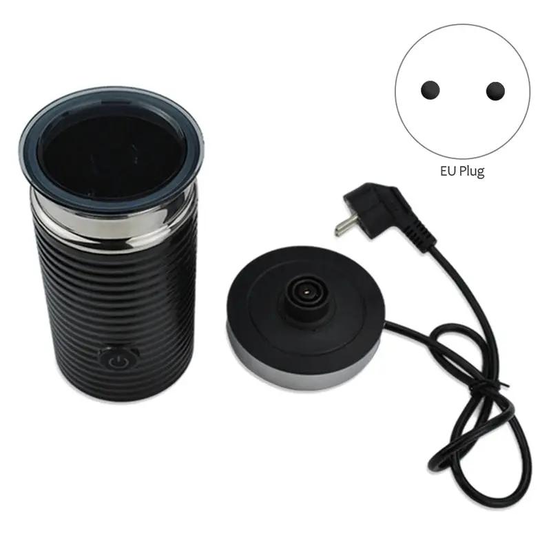 Automatic ribbed milk frother with EU plug for hot or cold foam on Tampa Home & Garden Store on Tampa Home & Garden Store