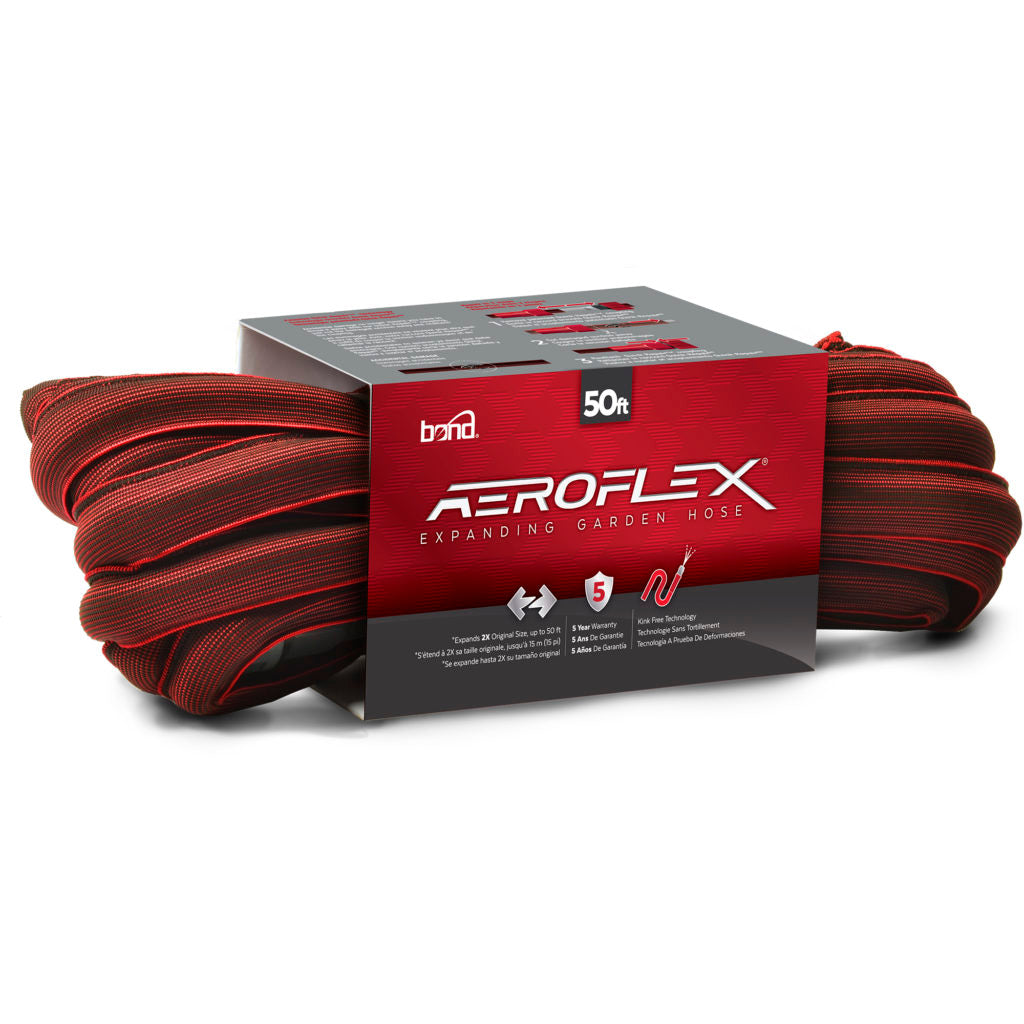 Bond Aeroflex expanding garden hose, red, 50 ft on Tampa Home & Garden Store