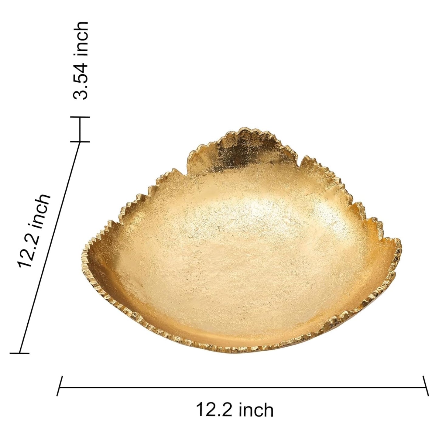 Gold Platter Bowl And Modern Table Centerpiece