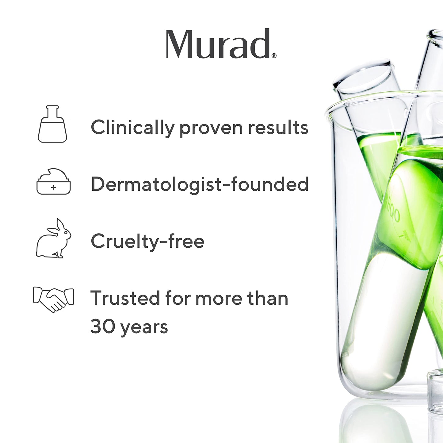 Murad City Skin Overnight Detox Moisturizer 50ml banner with Murad logo and glassware imagery on Tampa Home & Garden Store