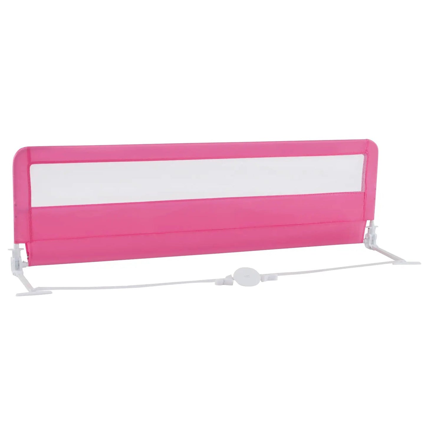 71 Swing-Down Bed Guardrail pink with safety straps DirectDeals on Tampa Home & Garden Store