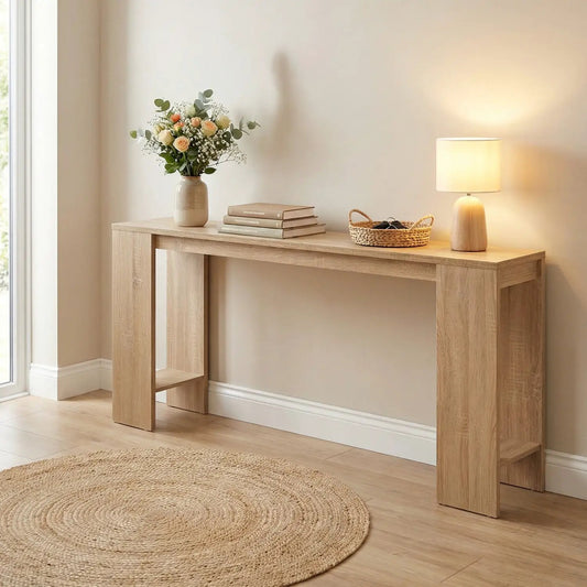 71 Inch Console Table With Storage For Hallway