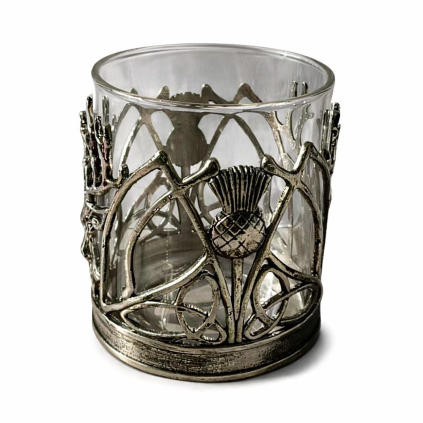 Stag Whiskey Glass and a Clear Alloy Tumbler