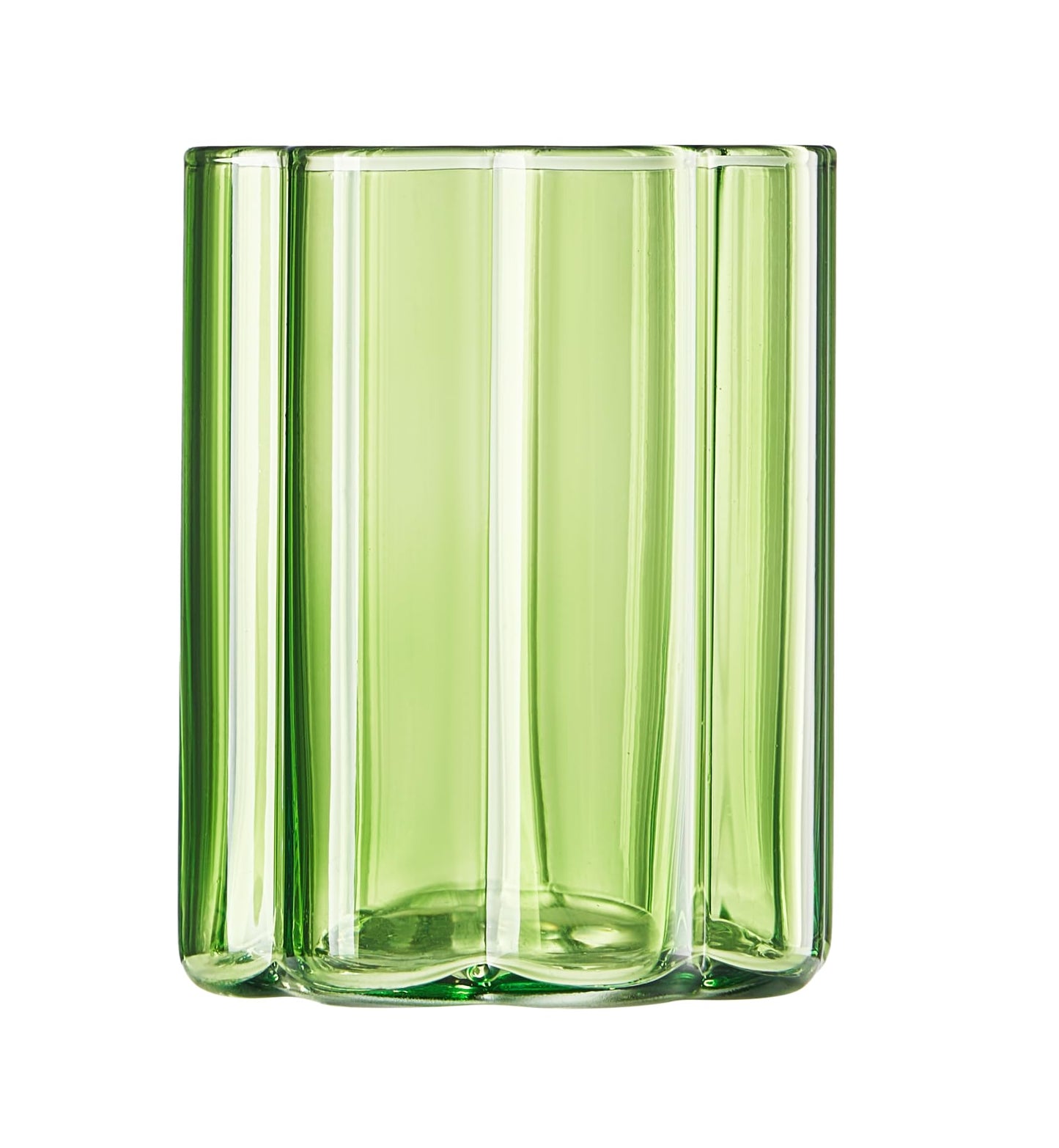 Colorful Carafe and Ribbed Flower Tumbler Set