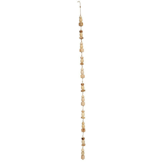 72" Mango Wood Bead Garland - Tampa Home & Garden Store