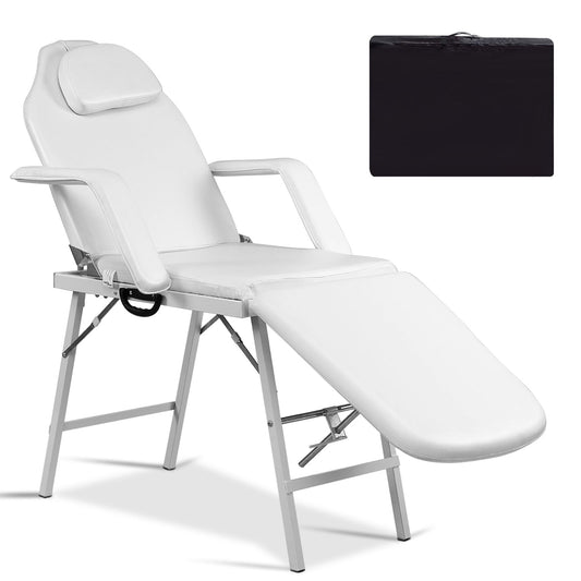 73 Inch Portable Tattoo Salon Facial Bed Massage Table - Tampa Home & Garden Store